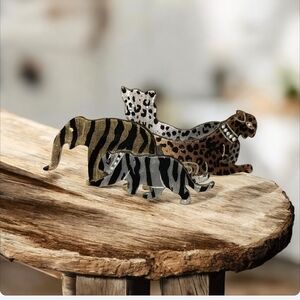 RARE Vintage “Jungle Parade” Hair Clip Made in France